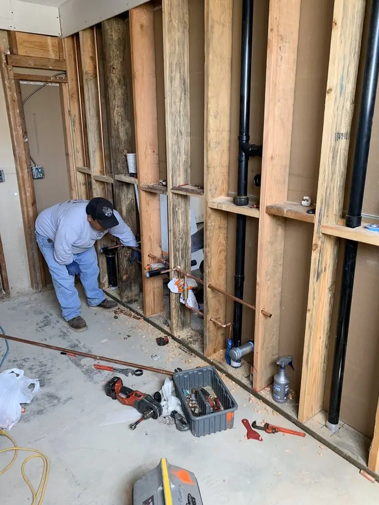 Commercial rough-in plumbing for Water Heater Replacement in Brush Valley
